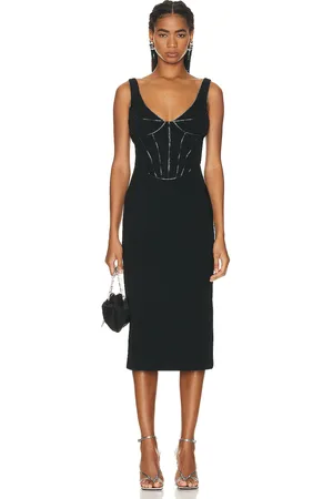 ET OCHS Valerie Corset Midi Dress in - . Size 0 (also in ).
