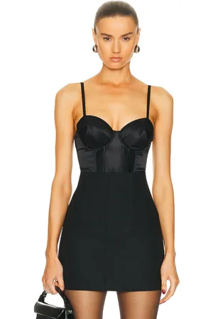 FLEUR DU MAL Satin Bullet Bodysuit in - . Size S (also in XS).