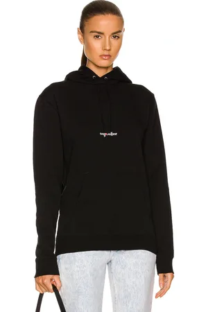 Saint Laurent Logo Sweatshirt in - Black. Size L (also in M, S, XS).