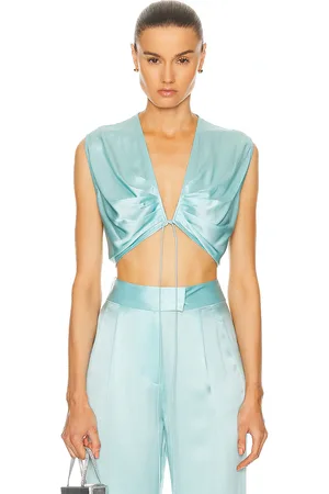 The Sei Draped Crop Top in - . Size 0 (also in 4).