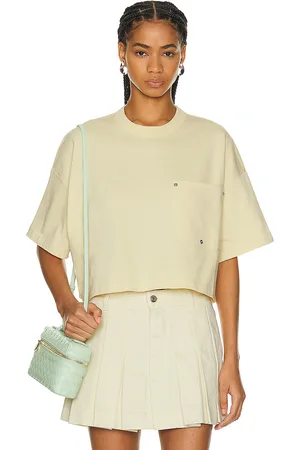 Bottega Veneta Short Sleeve Top in - Lemon. Size L (also in M, S, XS).