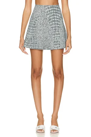 Alaïa Mini Skirt in - Grey. Size 36 (also in 42, 44).