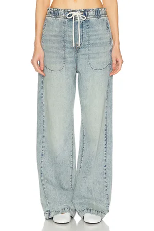GRLFRND Kai Relaxed Jogger in - Denim-Light. Size XS (also in ).