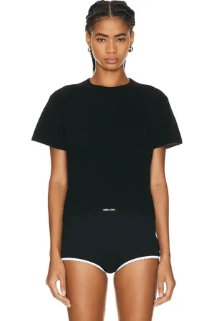 THE ELDER STATESMAN Knit Short Sleeve Top in - . Size S (also in XS).