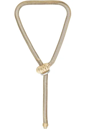 DEMARSON Lexi Necklace in - Metallic Gold. Size all.
