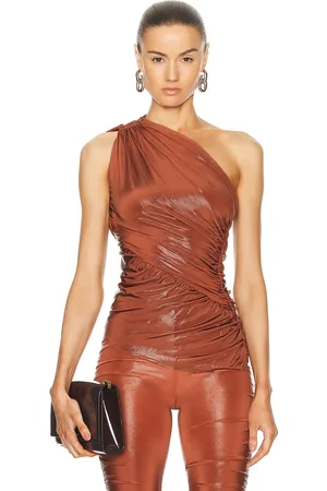 Rick Owens Amira Top in - Rust. Size 42 (also in ).