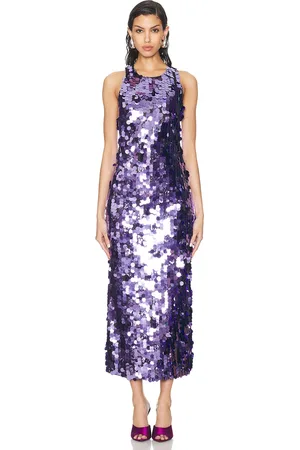 SIMON MILLER Lou Sequin Dress in - Purple. Size 0 (also in ).