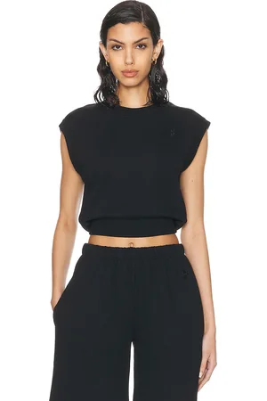 ÉTERNE Sleeveless Crewneck Top in - . Size S (also in XL).
