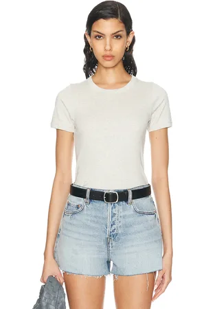 Flore Flore Car Tee in - Light Grey. Size XL (also in XS).