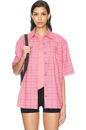 Acne Studios Face Dry Flannel Top in - Pink. Size XS (also in ).