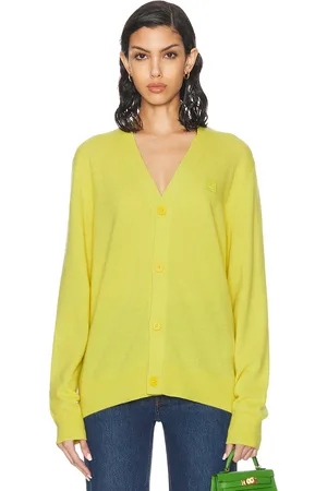 Acne Studios Face Cardigan in - Yellow. Size XS (also in ).