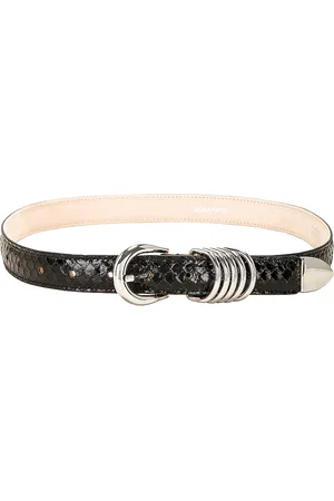 DEHANCHE Hollyhock Snake Belt in - Black. Size M (also in L, S, XS).