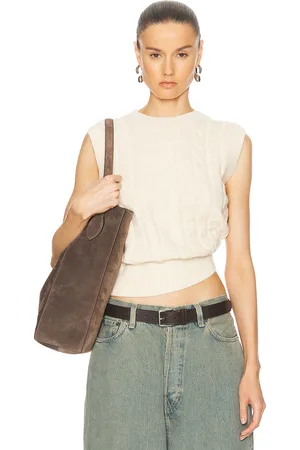 Acne Studios Face Knit Vest in - Cream. Size L (also in M).