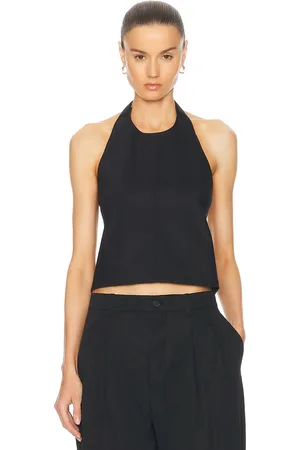 WARDROBE.NYC Drill Backless Halter Top in - . Size L (also in XL).