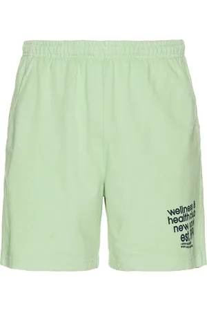Sporty & Rich Usa Health Club Gym Shorts in - Mint. Size L (also in M, S, XL/1X).