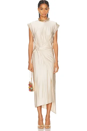 Paco rabanne Pierce Wrap Long Dress in - . Size 34 (also in ).