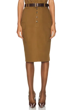Saint Laurent Cargo Skirt in - Army. Size 36 (also in 40, 42).