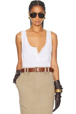 Saint Laurent Tank Top in - White. Size 38 (also in 36, 40).
