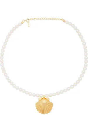 Jennifer Behr Siren Necklace in - Metallic Gold. Size all.