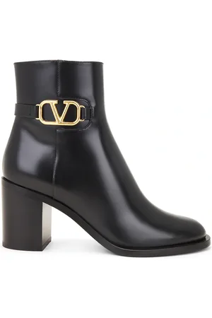 VALENTINO GARAVANI V Logo Signature Bootie in - Black. Size 36 (also in 36.5, 37, 40, 41).