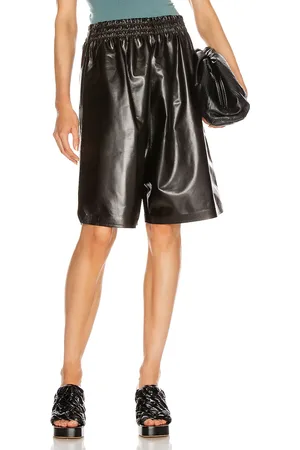 Bottega Veneta Leather Bermuda Short in Espresso in - Brown. Size L (also in ).