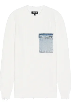 SER.O.YA Damien Sweater in - White. Size XL/1X (also in ).