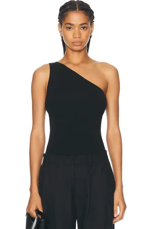 Totême One Shoulder Ribbed Top in - . Size L (also in ).