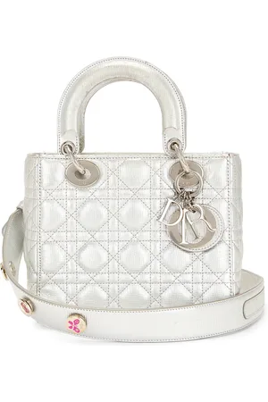 Dior Cannage Lucky Badges My Lady Handbag in - Metallic . Size all.