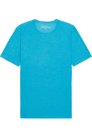 Beyond Yoga Always Beyond Crew Tee 2.0 in - Blue. Size XL/1X (also in ).