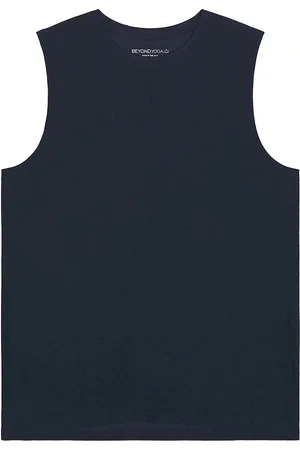 Beyond Yoga Featherweight Freeflo Muscle Tank in - Blue. Size M (also in S).
