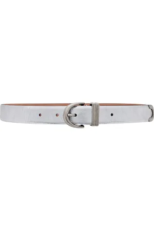Khaite Bambi Antique 25mm Belt in - Metallic . Size 70 (also in 75, 80, 85, 90).