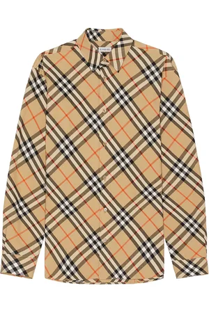 Burberry Vintage Check Long Sleeve Shirt in - Brown. Size L (also in M, S, XL/1X).