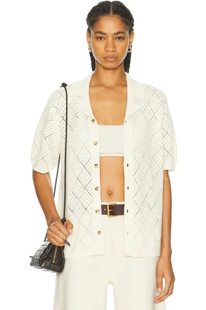 WAO Open Knit Camp Shirt in - . Size M (also in L).