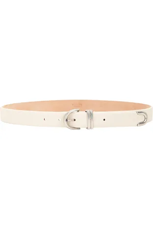 Khaite Bambi Antique Silver 25mm Belt in - Ivory. Size 70 (also in 90).