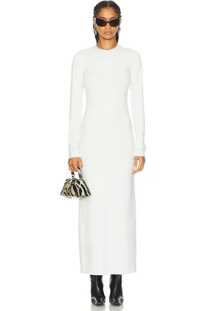 Acne Studios Long Sleeve Maxi Dress in - White. Size M (also in XS).