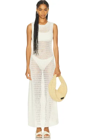 Leset Lucy Maxi Dress in - Cream. Size M-L (also in ).