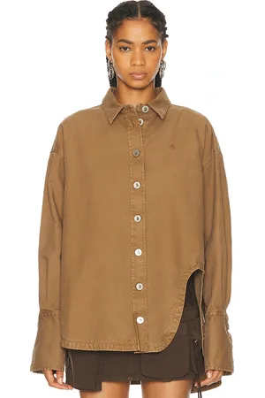 The Attico Short Coat in - Tan. Size 42 (also in 44).
