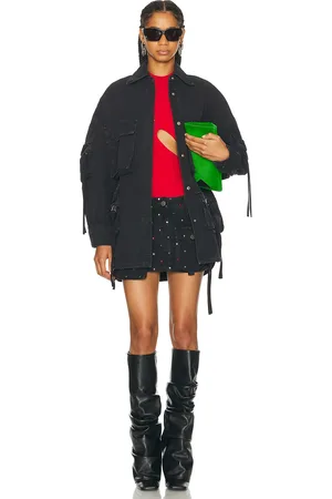 The Attico Fern Short Coat in - . Size 40 (also in 36, 44).
