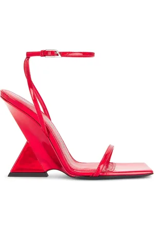 The Attico Cheope Sandal in - Red. Size 36.5 (also in 37).