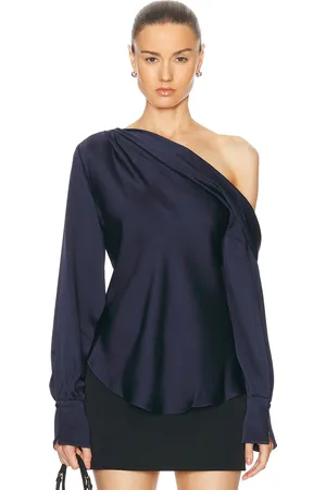 Simkhai Alice One Shoulder Top in - Navy. Size XS (also in ).