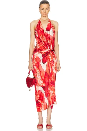 Silvia Tcherassi Guadalupe Dress in - Red. Size L (also in ).