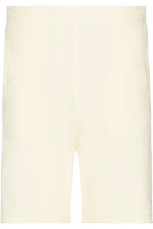 Saturdays NYC Austin Pique Sweat Short in - Cream. Size XL/1X (also in ).