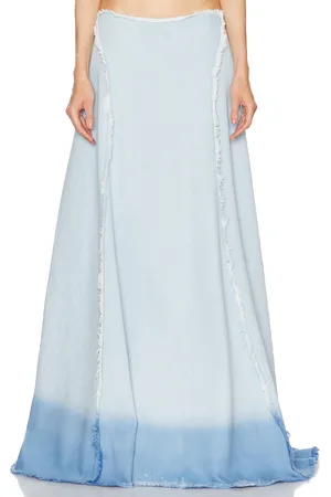 Jade Cropper Maxi Skirt in - Blue. Size 36 (also in 38).