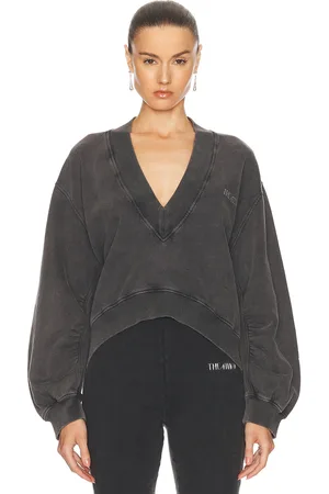 The Attico Oversized Sweatshirt in - Black. Size 38 (also in ).