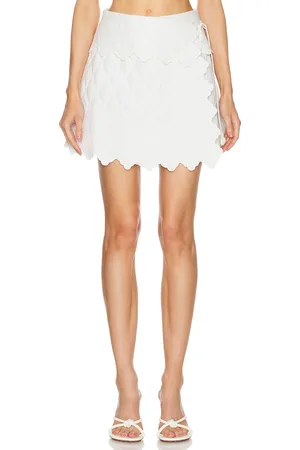 ULLA JOHNSON Taryn Skirt in - White. Size 6 (also in 8).