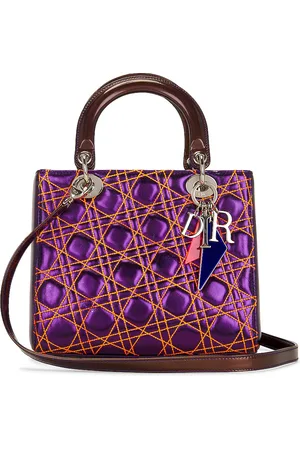 Dior X Anselm Reyle Cannage Lady Handbag in - . Size all.