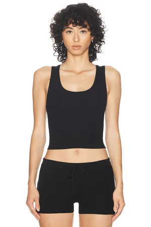ÉTERNE Square Neck Tank Top in - . Size L (also in M, XL, XS).