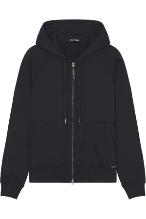 Tom Ford Vintage Garment Dyed Zip Hoodie in - Blue. Size 46 (also in 48, 50, 52).