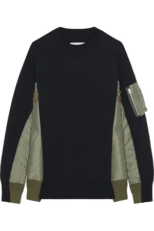 SACAI Sponge Sweat Pullover in - Blue. Size 2 (also in 3, 4).