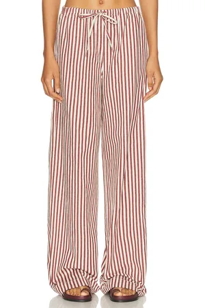 SPRWMN Baggy Easy Pant in - Red. Size L (also in S, XS).